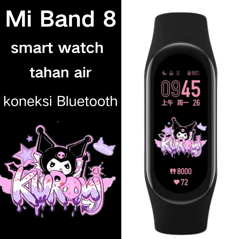 100%Original SAMSUNG Mi8 Smart Band Smartwatch Garansi Resmi/Band 8 Mi Band 8 Smartwatch Garansi Res