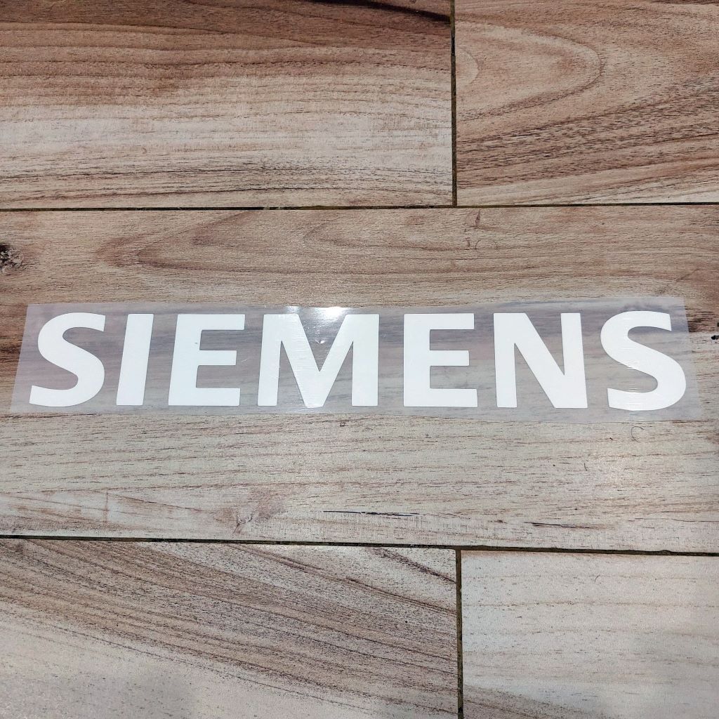 Emblem Logo Badge Patch Sponsor Siemens Real Madrid Lazio Polyflex