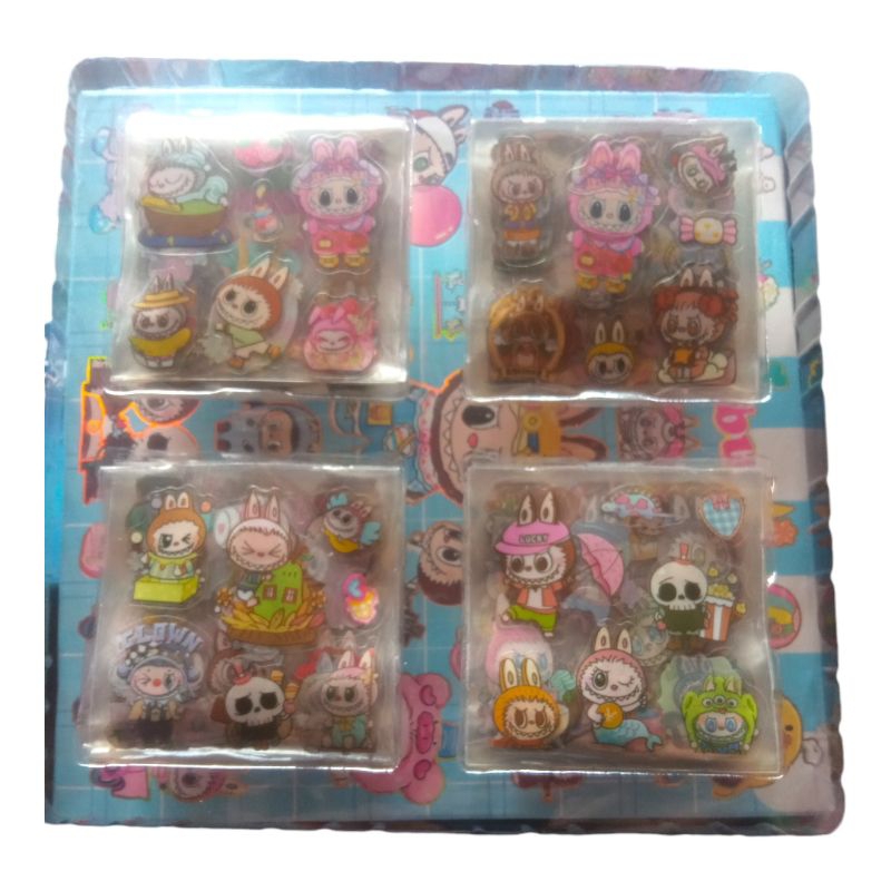 

Stiker Labubu Kemasan Kotak isi 100 Lembar