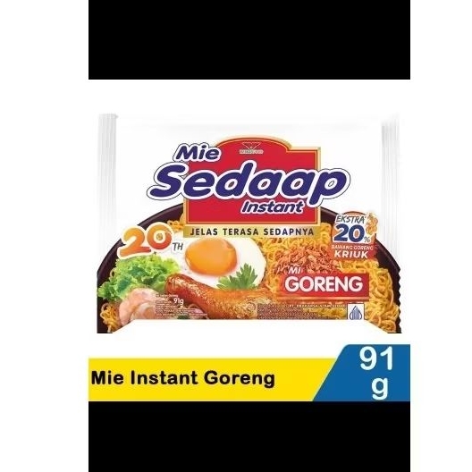 

mie instan sedaap goreng 90g