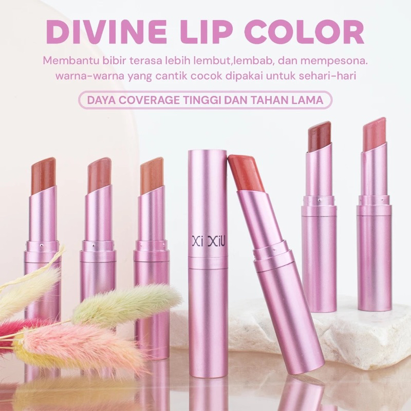 XI XIU DIVINE LIP COLOR / LIPSTIK PUTER