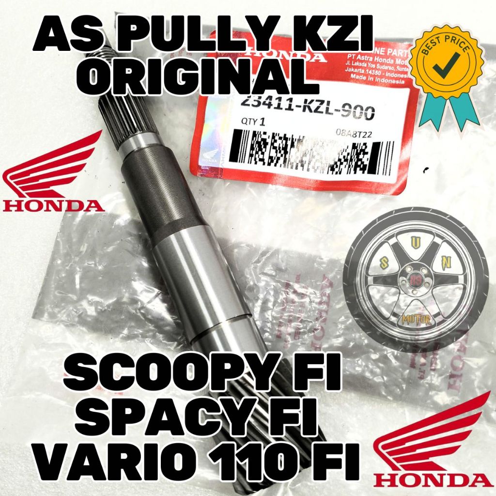 As Pully ORI KZL HONDA BEAT SCOOPY SPACY VARIO 110 Karbu FI Injeksi ESP ORI ASLI PULLY