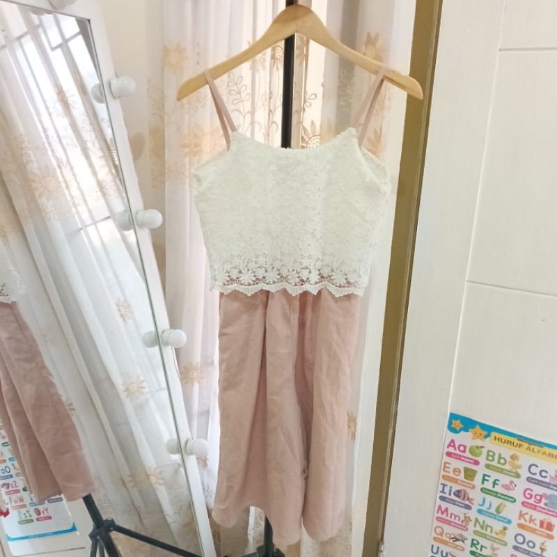 AIRLY MOMO White Pink Romper