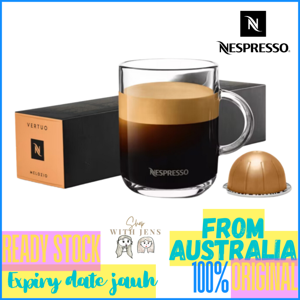 

Nespresso Vertuo Melozio Coffee 10 Capsules Straight from Nespresso Australia