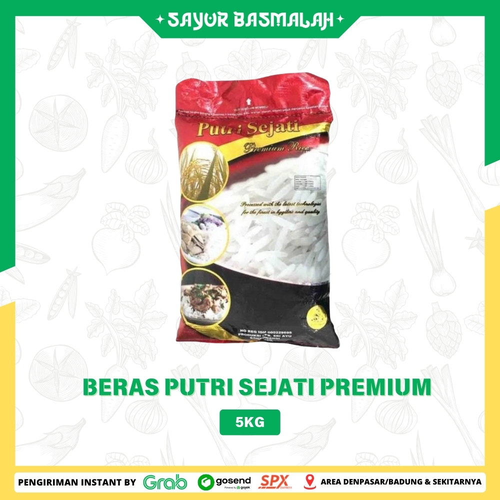 

Beras Putri Sejati Premium 5kg - Sayur Basmalah