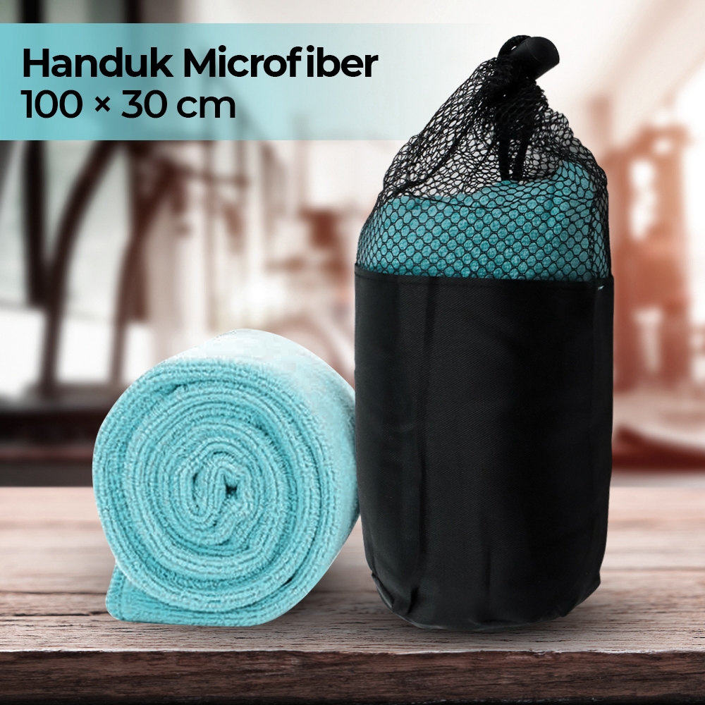 Handuk Kecil Gym Yoga Olahraga Microfiber Towel Serba Guna Matras
