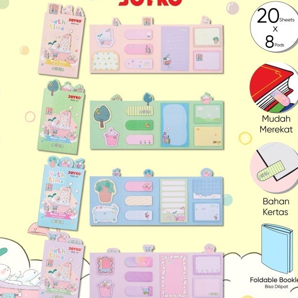 

Flash Sale Memo Stick Sticky Note Kes Memo Memo Tempel Joyko MMS4 Bath Time