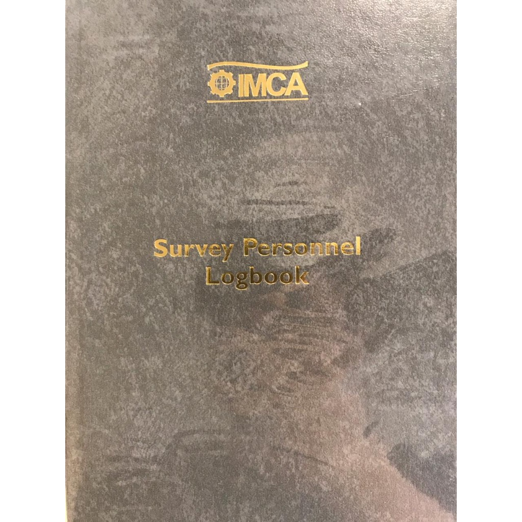 Buku IMCA Survey Personnel Logbook IMCA LOGBOOK