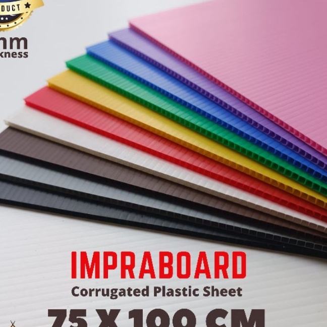 FG2 Impraboard  Inpraboard  Infraboard 3mm 75 x 1 cm  1x75 cm PP Board Art Board