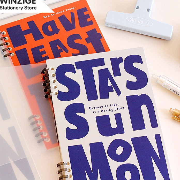 

KF7 Winze A5 B5 Buku Tulis Sekolah Lucu Spiral Notebook Buku Diary Aesthetic Jurnal Lose Leaf Binder Kuliah Ring Notebook