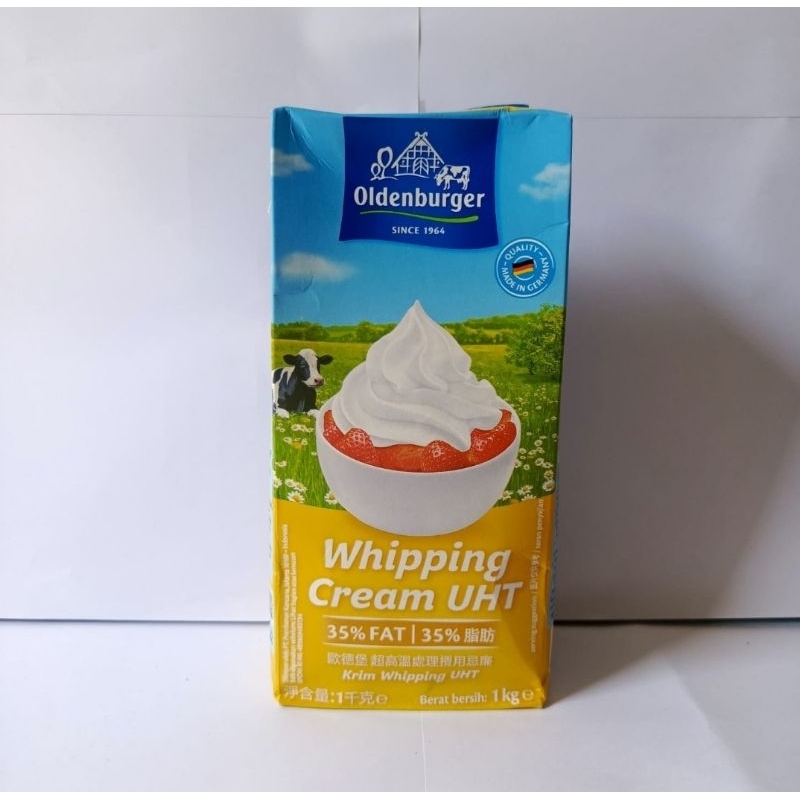 

whipping cream oldenberg 1 liter
