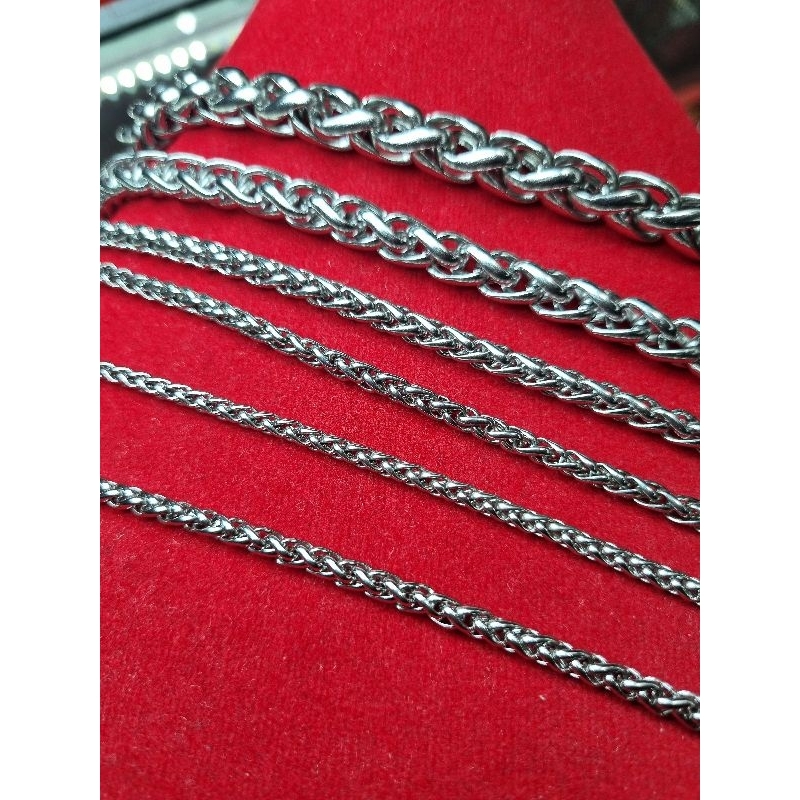 KALUNG TAMBANG ULIR BESI PUTIH ASLI MALUKU