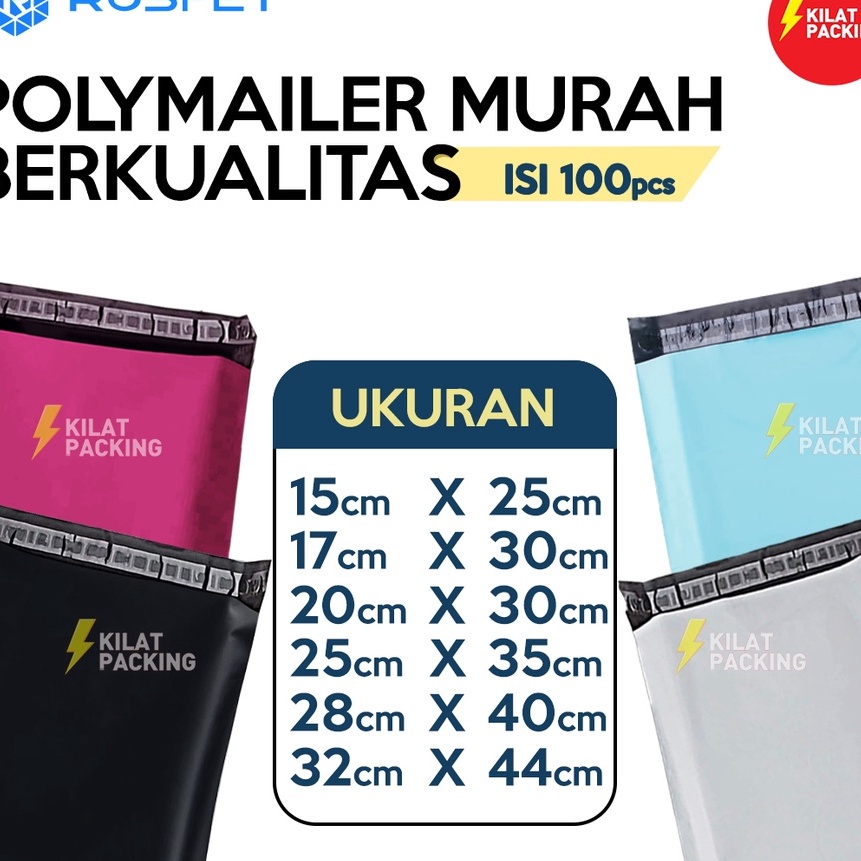 

Bonus Amplop Plastik Polymailer Packaging OnAmplop Polymailer Rusfet Isi 1 Lembar