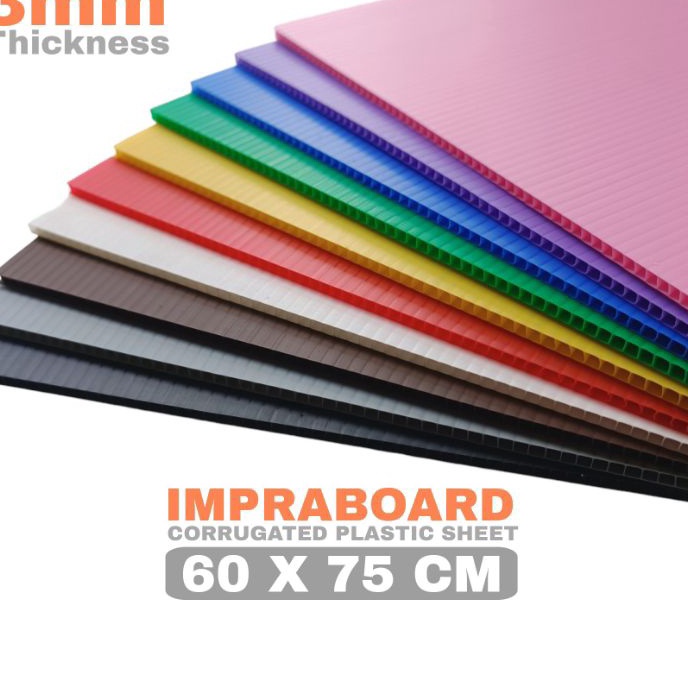 

Hemat Infraboard Impraboard 3mm 6 x 75 cm 6x75 cm 75x6 cm PP Board Art Board Imfraboard Karton Plastik