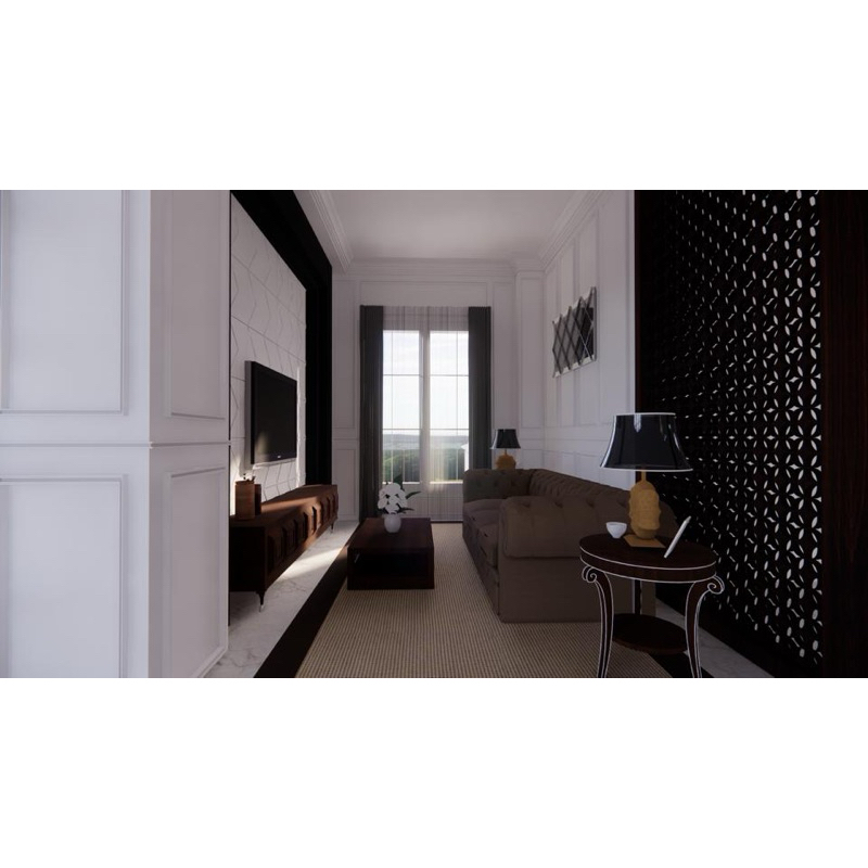 Desain Interior (Softfile 3D, Rendering)