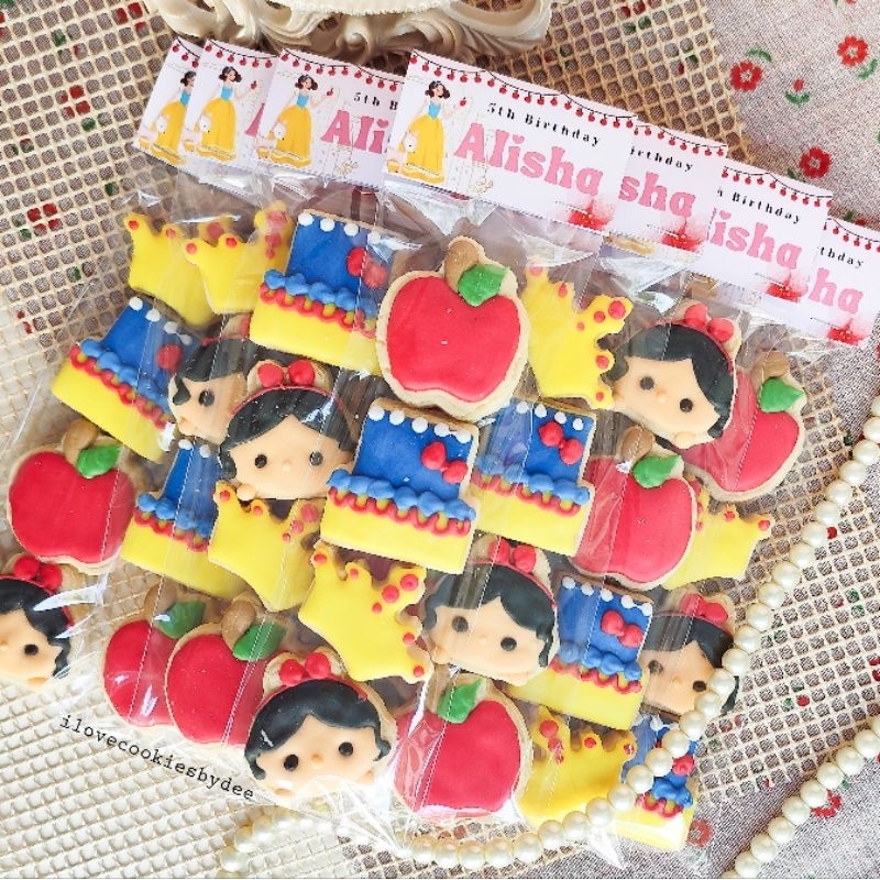 

SNOW WHITE COOKIES ICING SUGAR KARAKTER 4CM