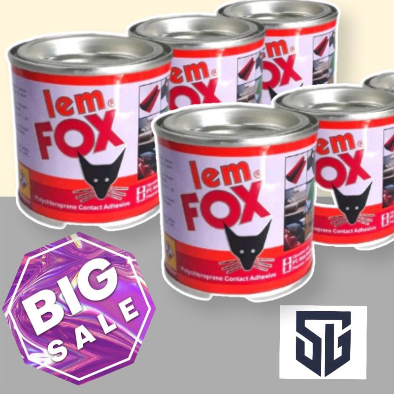 

LEM FOX KALENG 70Gr , Lem serbaguna , original.