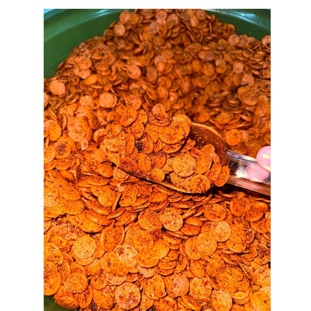 

AGS CEMILAN SOSIS GORENG PEDAS KRIUK PEDAS SOSIS CEMILAN KRIUK PEDAS GURIH ENAK JAJAN PEDAS