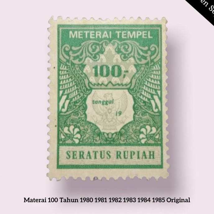 

Terkini Bisa COD Materai Tempel 1 Rupiah Tahun 198 1981 1982 1983 1984 1985