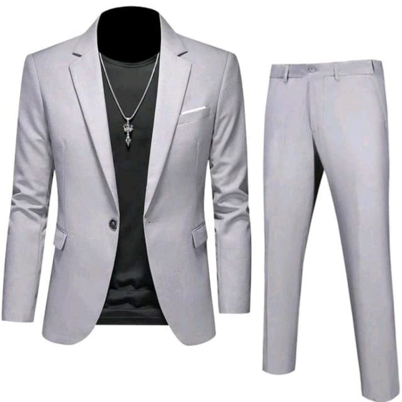 SETELAN JAS BLAZER PRIA / SETELAN JAS FORMAL PRIA / SETELAN JAS NIKAH