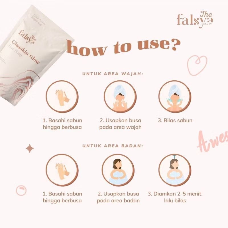 Glasskin Glow Bar Soap the Falsya