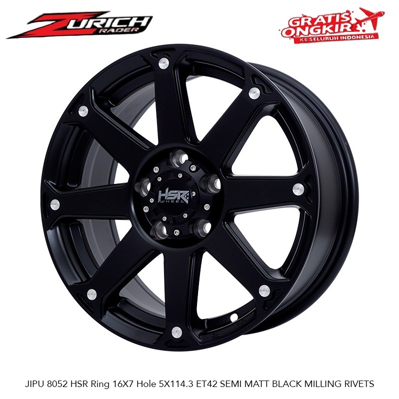 Velg Hsr Wheel Ring 16 Jipu Untuk Mobil Crv Xtrail Xpander Rush Terios Captiva Innova