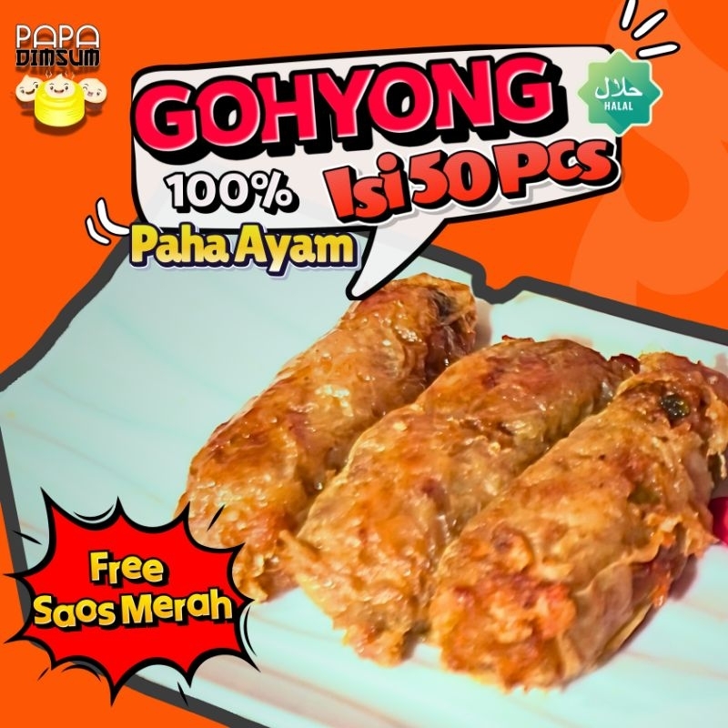

Ngohiong / Gohyong ayam isi 50 ukuran 50 gram