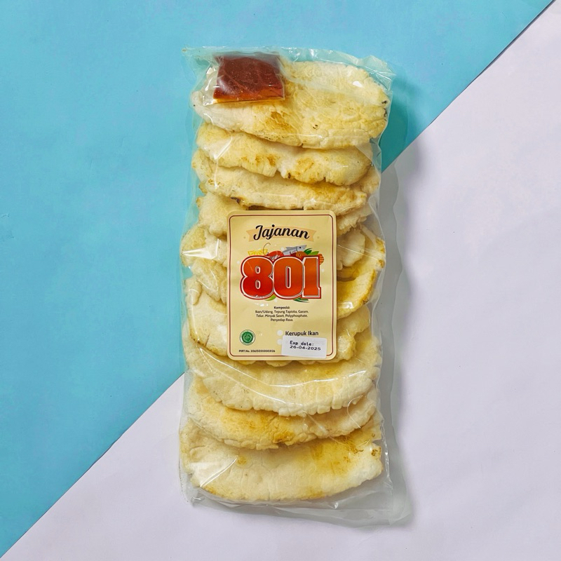 

KERUPUK PANGGANG BULAT IKAN TENGGIRI KEMPLANG BAKAR KRUPUK 200 GRAM 801