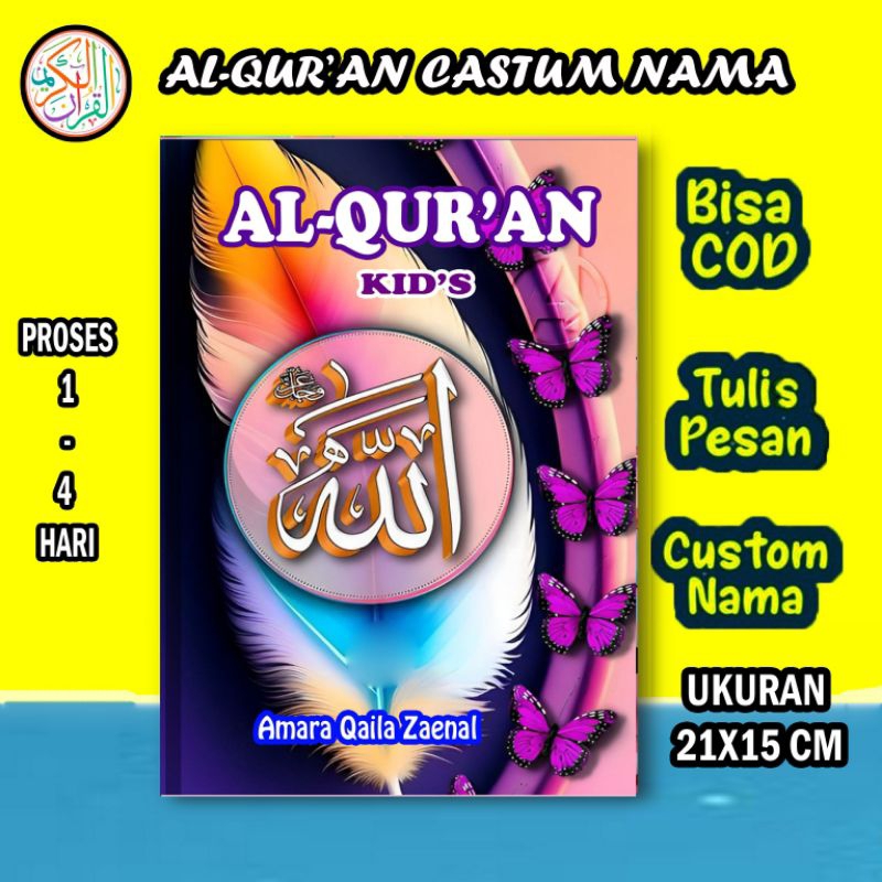 

AL QUR'AN COSTUM FOTO+NAMA