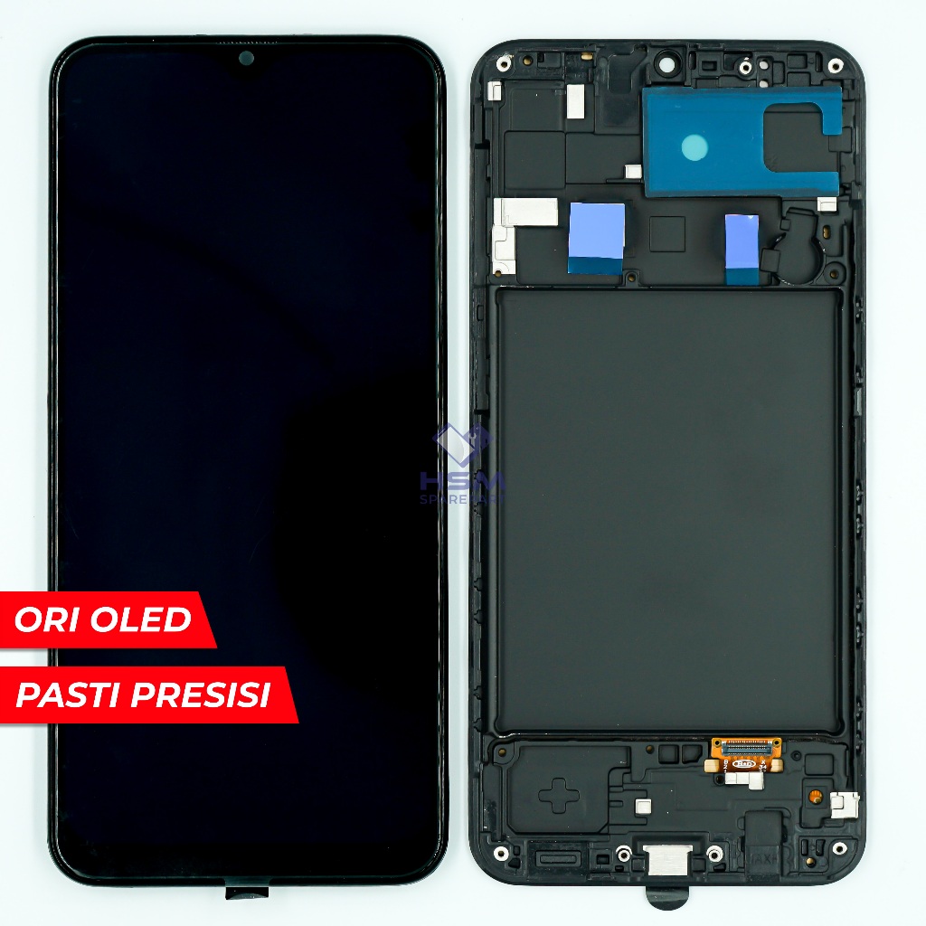 LCD SAMSUNG GALAXY A20/A205F OLED FULLSET TOUCHSCREEN ORI OEM