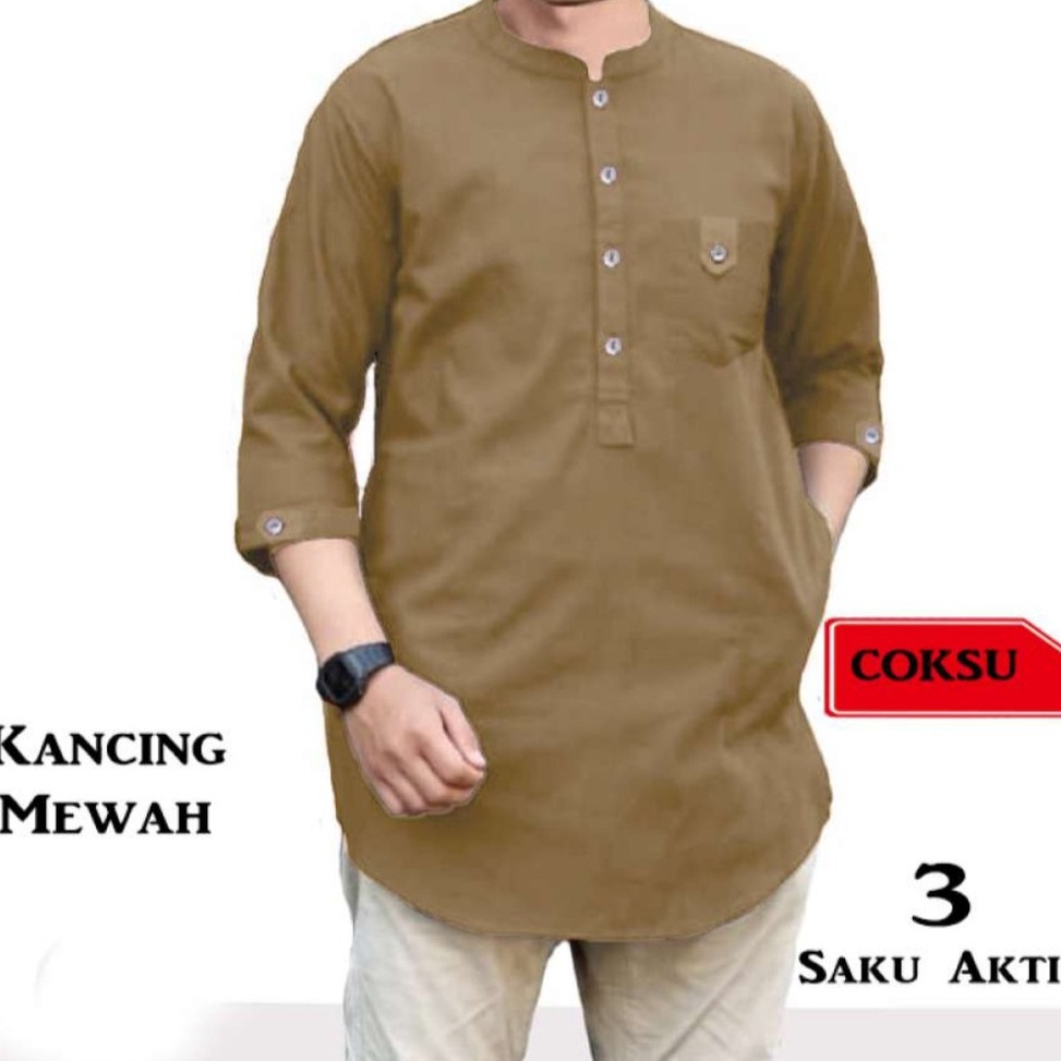 Sudah READY UFC BAJU KOKO QURTA TRIKHAN SIZE MLXLXXLXXXL