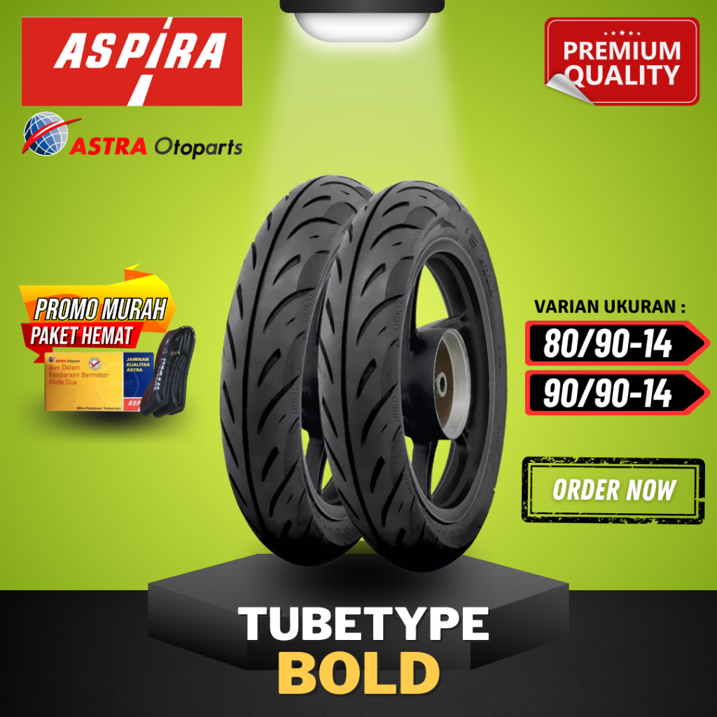 FLASH SALE [READY COD] BAN ASPIRA TUBETYPE (NON TUBELESS) ASPIRA BOLD RING 14 / BAN LUAR ASPIRA RING