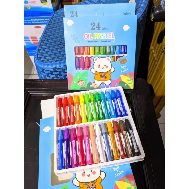 

[COD] Crayon Oil Pastel isi 24pcs