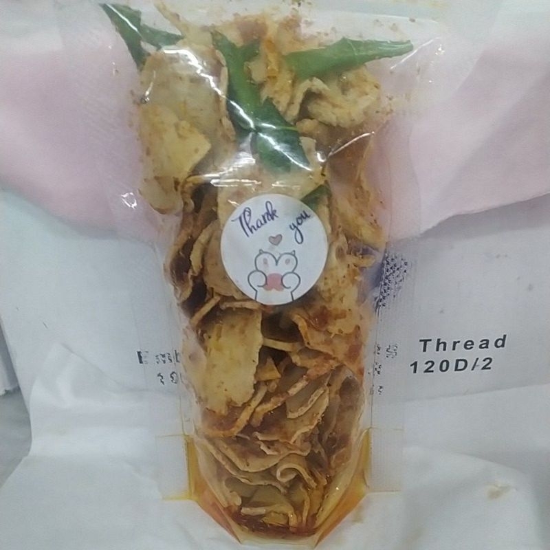 

Basreng Daun Jeruk Pedas/Original kemasan pouch