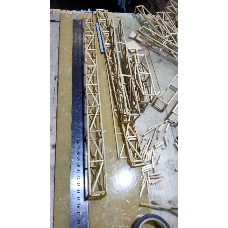 miniatur rigging 45cm gantungan sound miniatur panggung