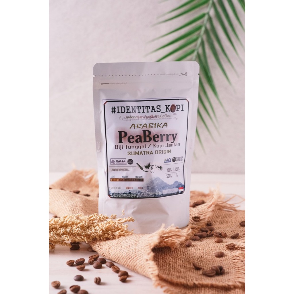 

Kopi Peaberry Sumatera - Arabika Jantan Specialty - 250gr