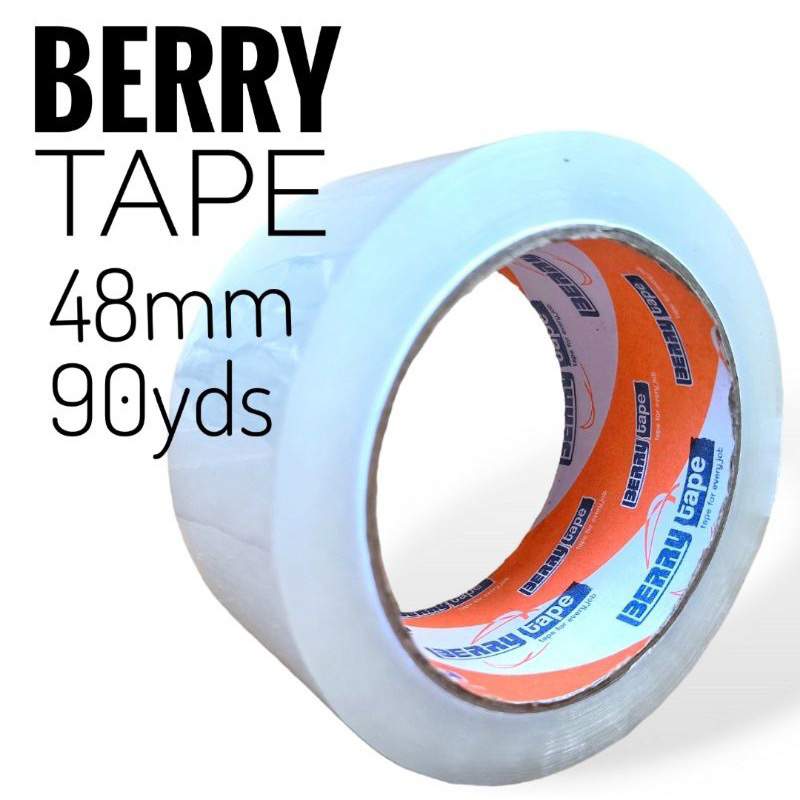 

BerryTape 48mm x 90yard 80 Meter Isolasi 2inch Lakban Besar Lakban Packing Kuat