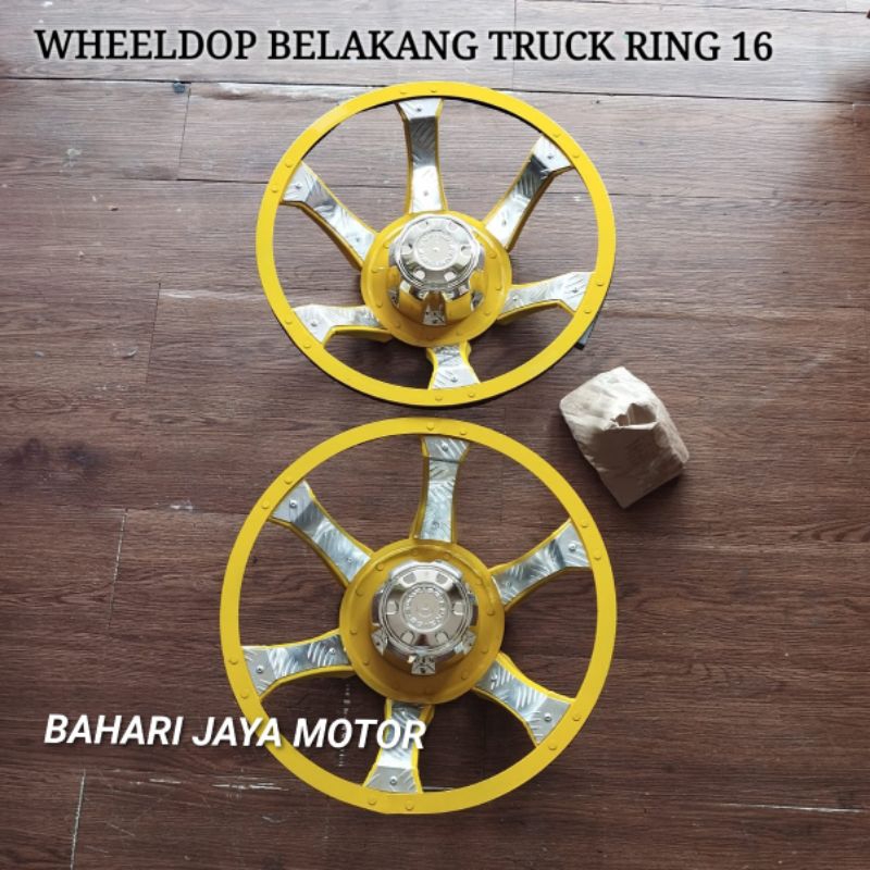 WHEELDOP BELAKANG TRUCK RING 16 WARNA KUNING