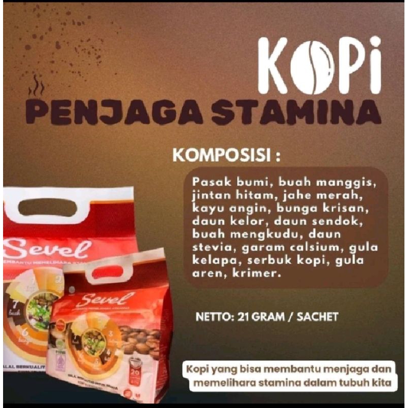 

KOPI 7 ELEMEN KOPI SEVEL HERBAL HNPI
