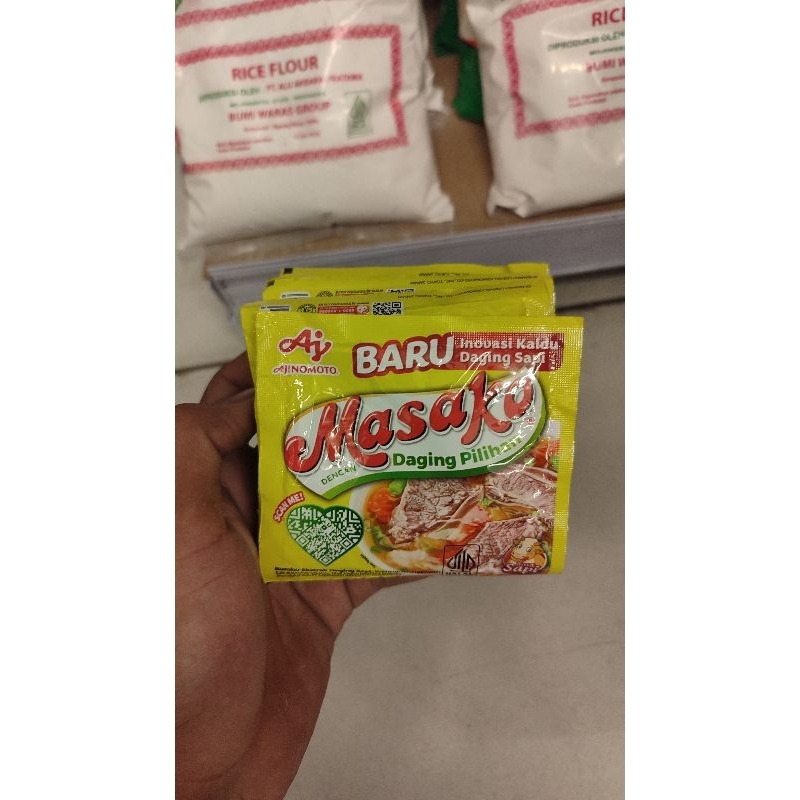 

MASAKO SATU RENTENG 11GR RASA SAPI HARGA GROSIR