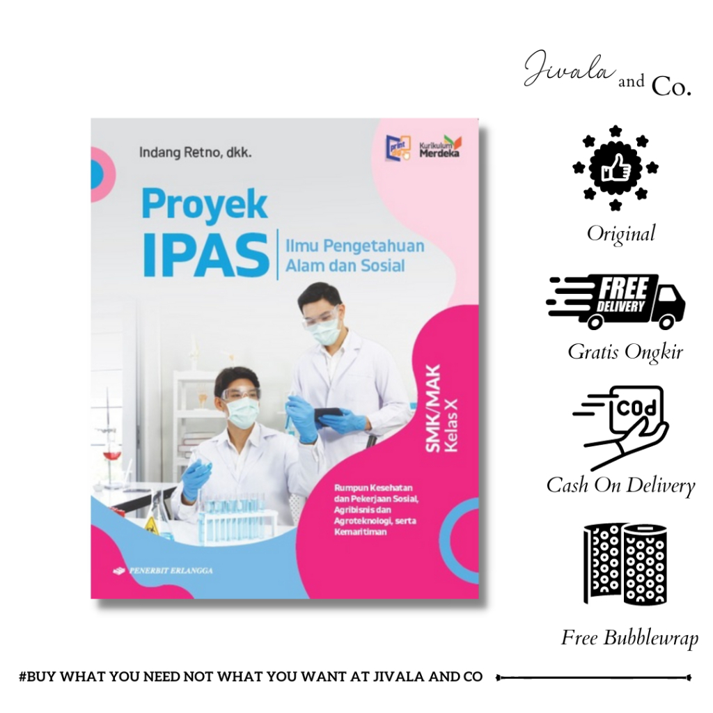 ERLANGGA - PROYEK IPAS RUMP. KESEHATAN & PEKERJAAN SOS SMK/KM