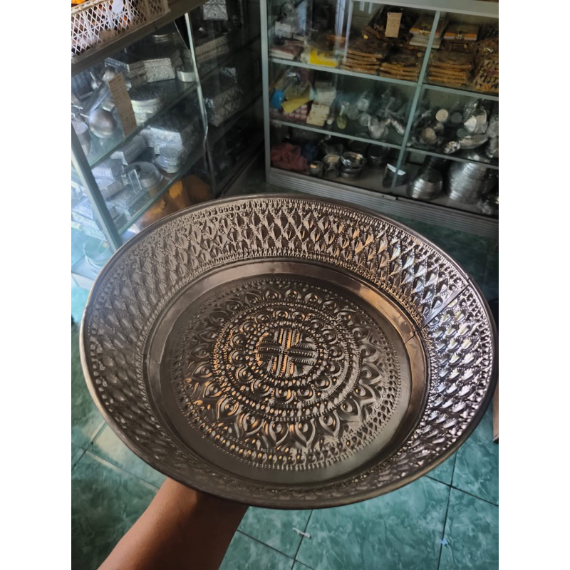 Bokor bulat sisik // bokor aluminium