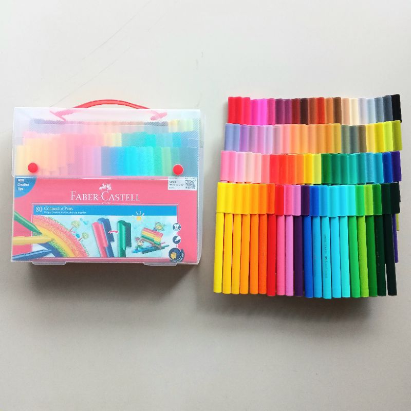 

Spidol Warna Connector Pens Faber Castell 80 Warna ( Set ) [ Original ]