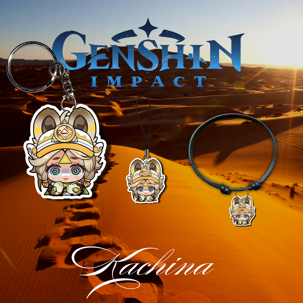 GANTUNGAN KUNCI AKRILIK BERNAMA KACHINA GENSHIN IMPACT