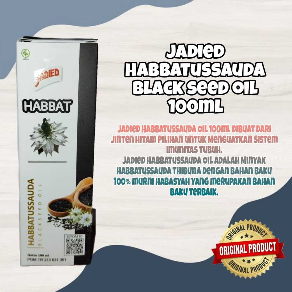 Minyak Habbatussauda BlackSeed Oil Jadied Habbat 100 ml