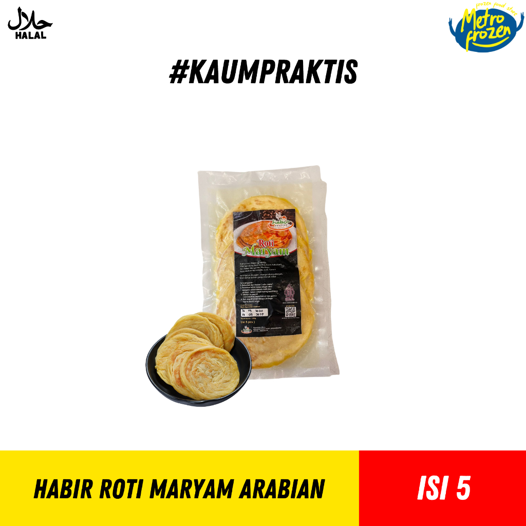 

HABIR Roti Maryam Arabian 5pcs
