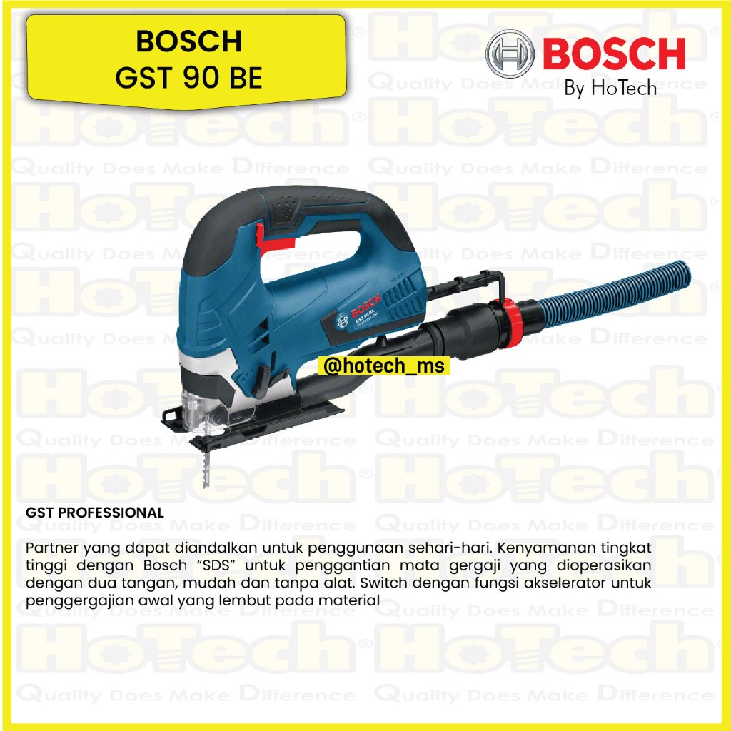 BOSCH GST 90 BE | Gergaji Ukir Bosch GST 90 BE | Mesin Jig Saw Bosch GST 90 BE | Bosch Jigsaw GST 90