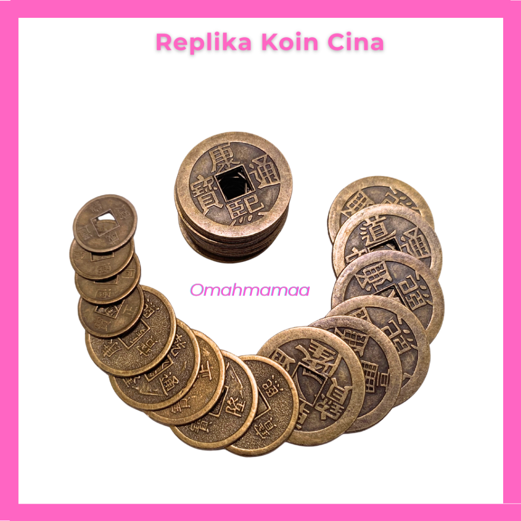1pcs Replika Koin Cina 1.5cm 2cm 2.5cm - koin China replika - koin china