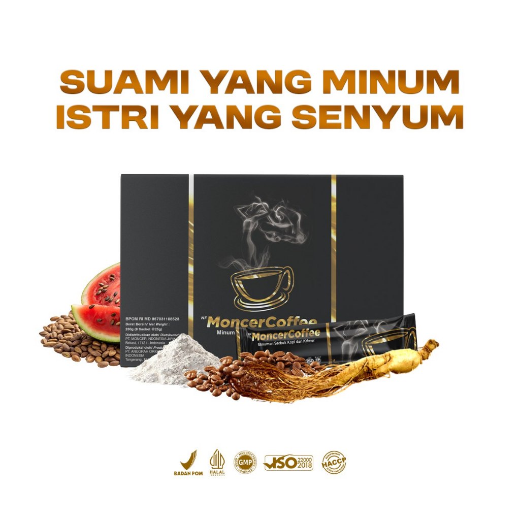 

NF MNCR COFFEE Pria Reaksi Lebih Cepat Khasiatnya Lebih Lama Original Halal Bpom