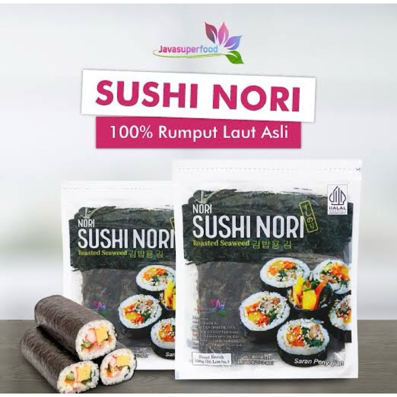 

Nori sushi java super food isi 10 lembar